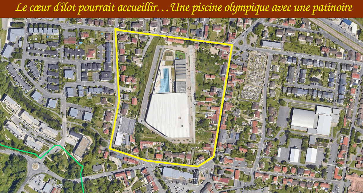 Vue satellite Piscine