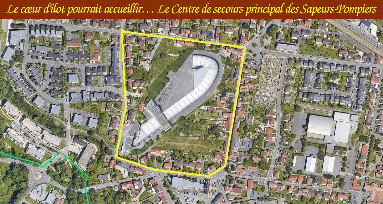 Vue satellite Sapeurs Pompiers